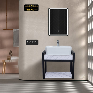 24" Premium PVC Vanity - Sleek & Waterproof for Modern Homes