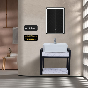 24" Premium PVC Vanity - Sleek & Waterproof for Modern Homes