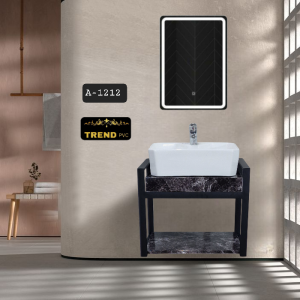 24" Premium PVC Vanity - Sleek & Waterproof for Modern Homes