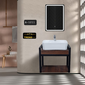 24" Premium PVC Vanity - Sleek & Waterproof for Modern Homes