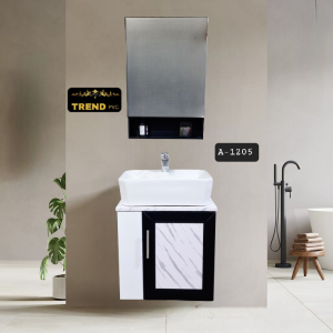 24" Premium PVC Vanity - Sleek & Waterproof for Modern Homes