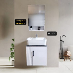 24" Premium PVC Vanity - Sleek & Waterproof for Modern Homes