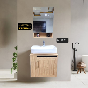 24" Premium PVC Vanity - Sleek & Waterproof for Modern Homes