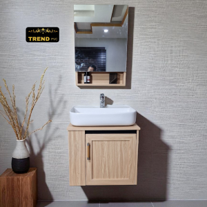 24" Premium PVC Vanity - Sleek & Waterproof for Modern Homes