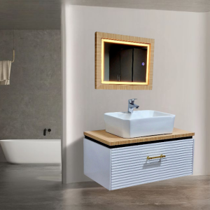 32" Art Bowl Vanity - Sleek & Waterproof for Modern Homes
