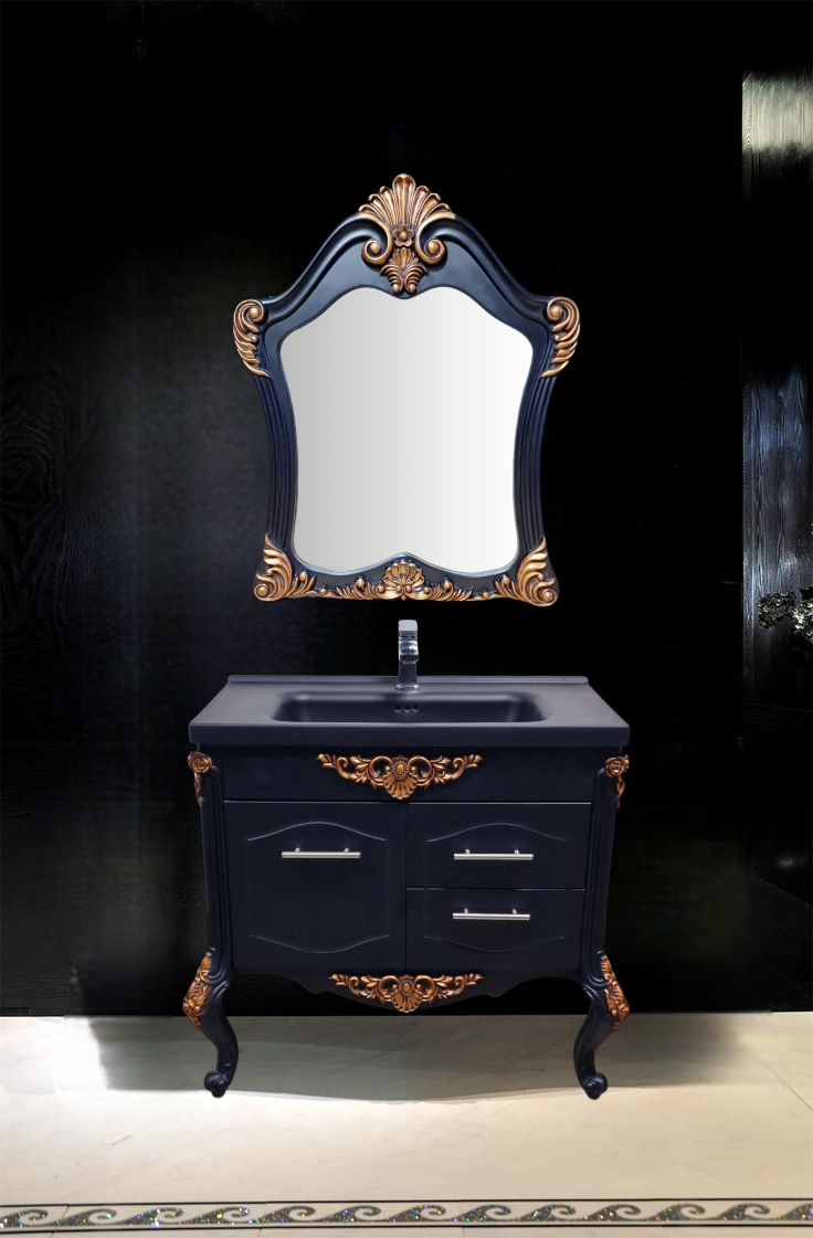 32" PVC Vanity Floor Standing (Victoria) - Sleek & Waterproof for Modern Homes