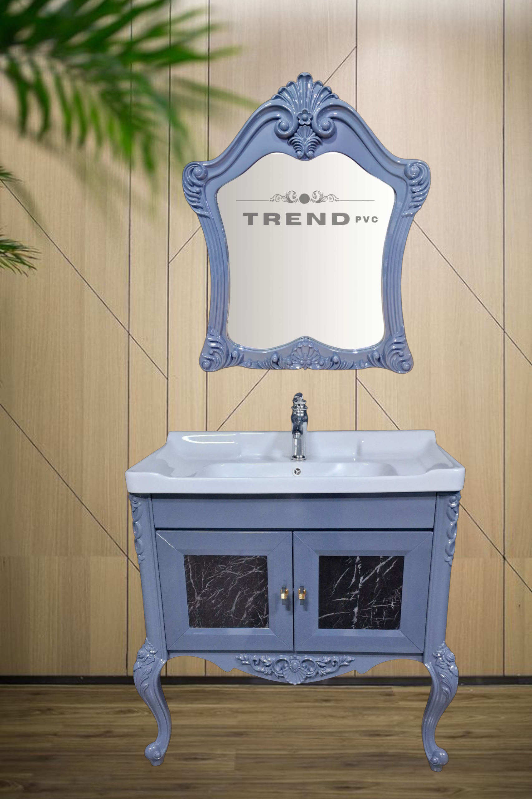 32" PVC Vanity Floor Standing (Victoria) - Sleek & Waterproof for Modern Homes