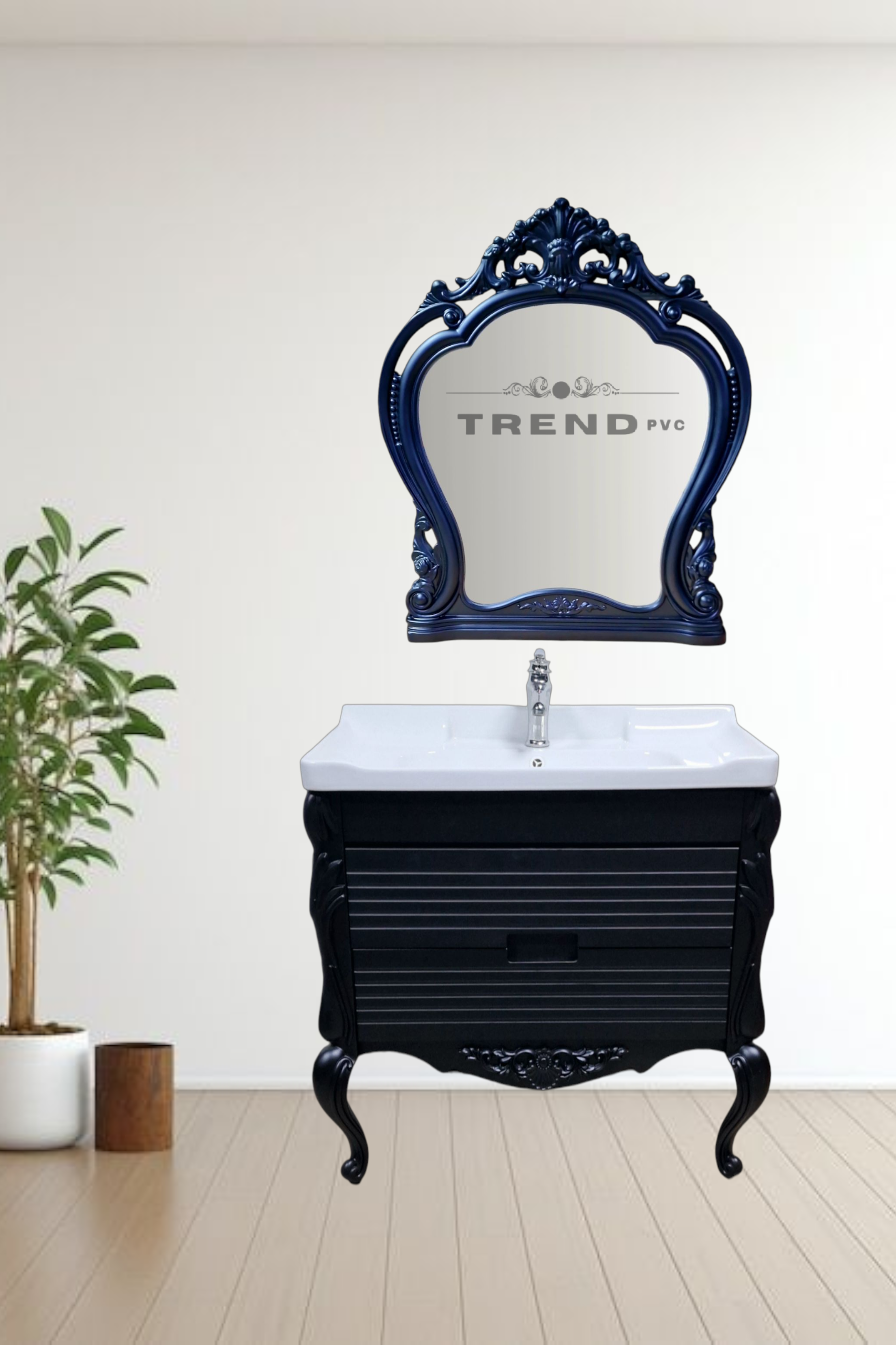 32" PVC Vanity Floor Standing (Victoria) - Sleek & Waterproof for Modern Homes
