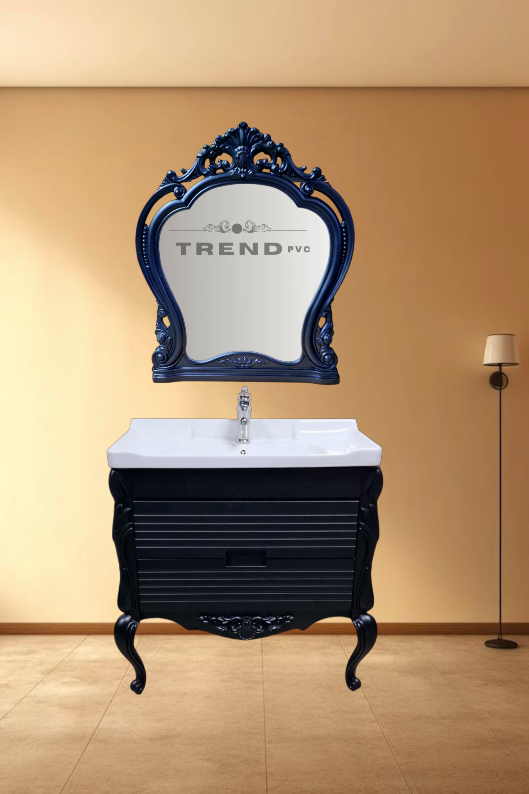 32" PVC Vanity Floor Standing (Victoria) - Sleek & Waterproof for Modern Homes