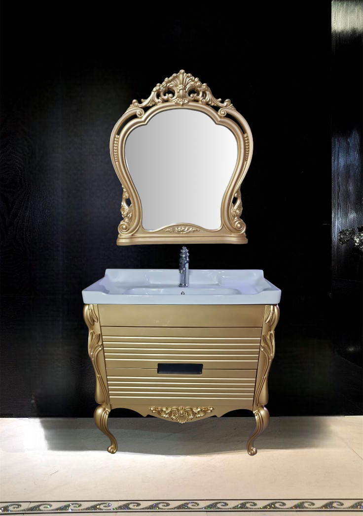 32" PVC Vanity Floor Standing (Victoria) - Sleek & Waterproof for Modern Homes