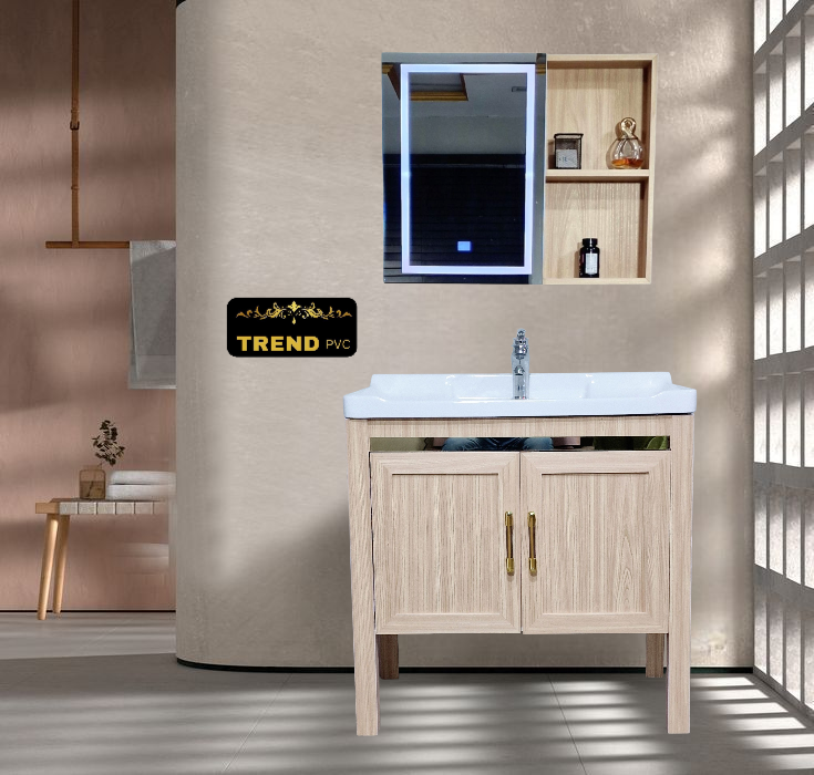 32" PVC Vanity Floor Standing (Victoria) - Sleek & Waterproof for Modern Homes