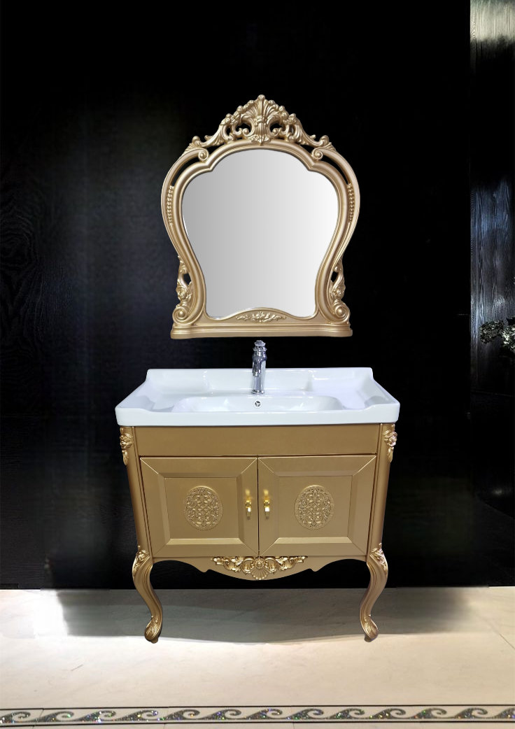 32" PVC Vanity Floor Standing (Victoria) - Sleek & Waterproof for Modern Homes