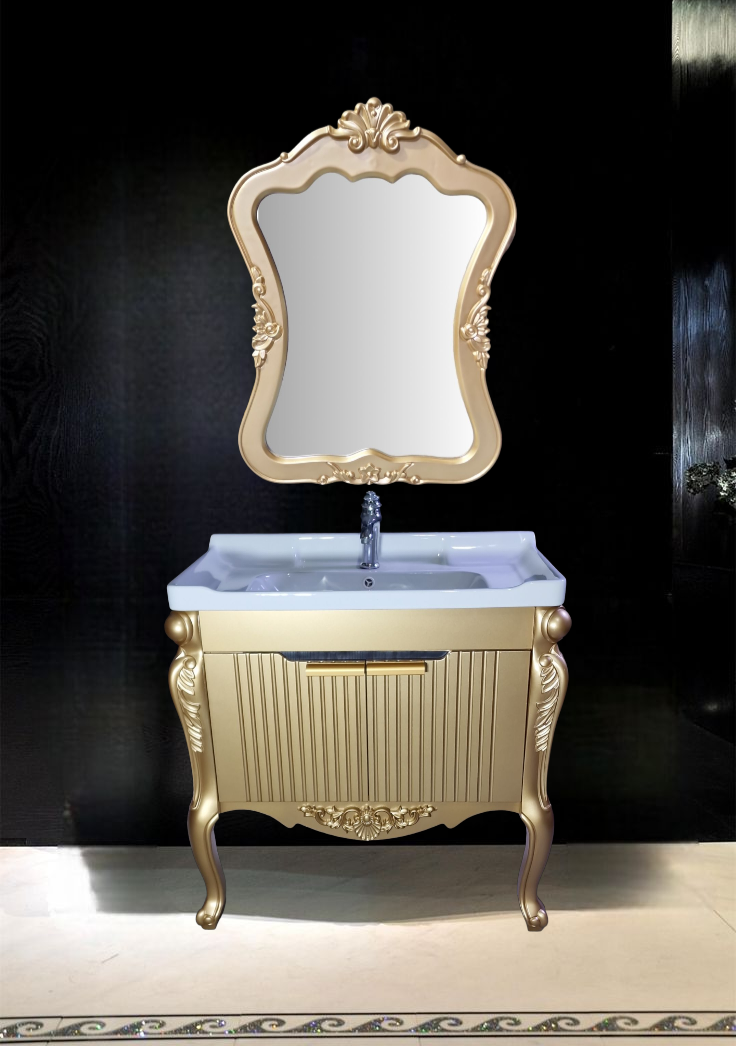 32" PVC Vanity Floor Standing (Victoria) - Sleek & Waterproof for Modern Homes