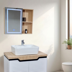 32" PVC Vanity (Modern) - Sleek & Waterproof for Modern Homes