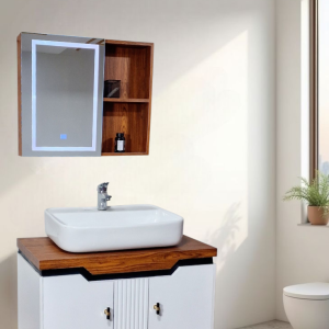 32" PVC Vanity (Modern) - Sleek & Waterproof for Modern Homes