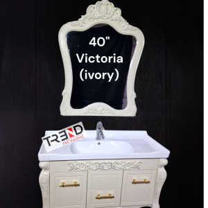 40" PVC Vanity Floor Standing - Sleek & Waterproof for Modern Homes