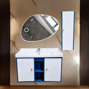 Premium PVC Bathroom Vanity - Sleek & Waterproof for Modern Homes
