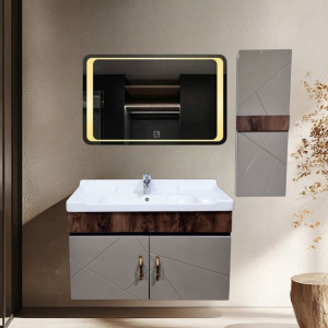 Premium PVC Bathroom Vanity - Sleek & Waterproof for Modern Homes
