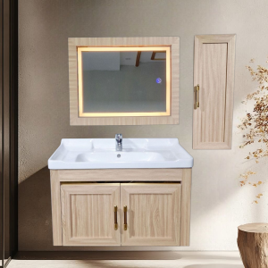 Premium PVC Bathroom Vanity - Sleek & Waterproof for Modern Homes