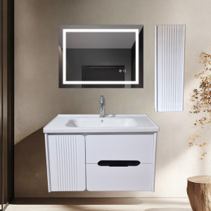 Premium PVC Bathroom Vanity - Sleek & Waterproof for Modern Homes