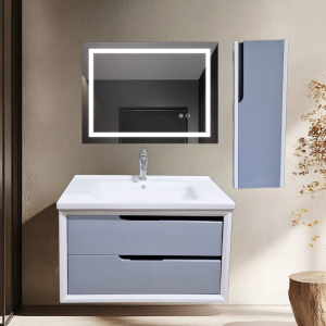 Premium PVC Bathroom Vanity - Sleek & Waterproof for Modern Homes