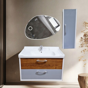 Premium PVC Bathroom Vanity - Sleek & Waterproof for Modern Homes