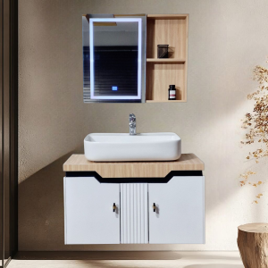 Premium PVC Bathroom Vanity - Sleek & Waterproof for Modern Homes
