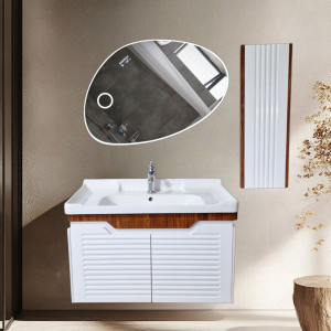 Premium PVC Bathroom Vanity - Sleek & Waterproof for Modern Homes