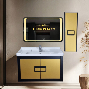 Premium PVC Bathroom Vanity - Sleek & Waterproof for Modern Homes