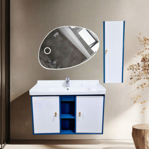 Premium PVC Bathroom Vanity - Sleek & Waterproof for Modern Homes