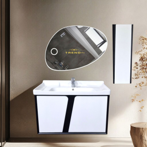 Premium PVC Bathroom Vanity - Sleek & Waterproof for Modern Homes