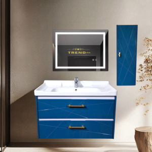 Premium PVC Bathroom Vanity - Sleek & Waterproof for Modern Homes
