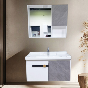 Premium PVC Bathroom Vanity - Sleek & Waterproof for Modern Homes