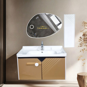 Premium PVC Bathroom Vanity - Sleek & Waterproof for Modern Homes