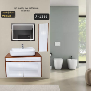Premium PVC Bathroom Vanity - Sleek & Waterproof for Modern Homes