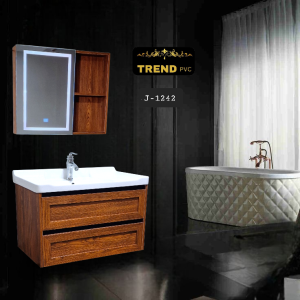 Premium PVC Bathroom Vanity - Sleek & Waterproof for Modern Homes