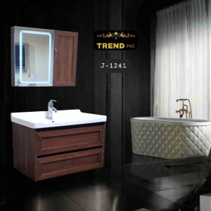 Premium PVC Bathroom Vanity - Sleek & Waterproof for Modern Homes