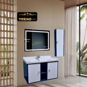 Premium PVC Bathroom Vanity - Sleek & Waterproof for Modern Homes