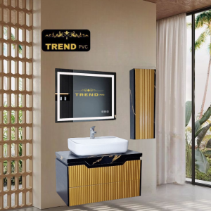 Premium PVC Bathroom Vanity - Sleek & Waterproof for Modern Homes