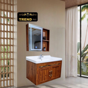 Premium PVC Bathroom Vanity - Sleek & Waterproof for Modern Homes