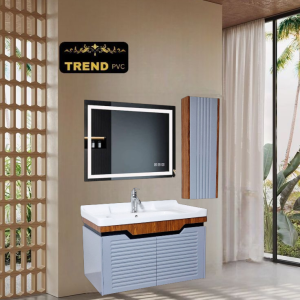 Premium PVC Bathroom Vanity - Sleek & Waterproof for Modern Homes