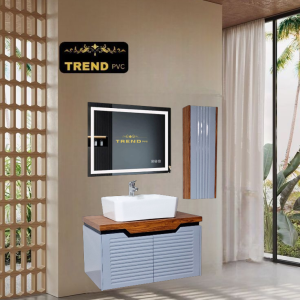 Premium PVC Bathroom Vanity - Sleek & Waterproof for Modern Homes