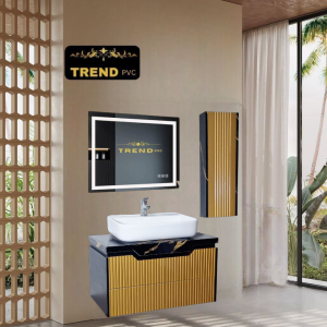 Premium PVC Bathroom Vanity - Sleek & Waterproof for Modern Homes