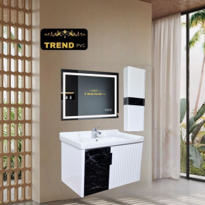 Premium PVC Bathroom Vanity - Sleek & Waterproof for Modern Homes