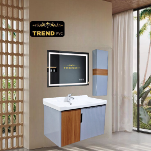 Premium PVC Bathroom Vanity - Sleek & Waterproof for Modern Homes