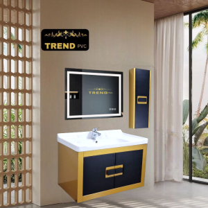 Premium PVC Bathroom Vanity - Sleek & Waterproof for Modern Homes