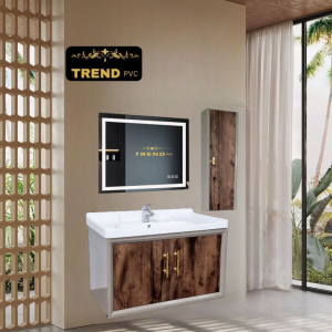 Premium PVC Bathroom Vanity - Sleek & Waterproof for Modern Homes