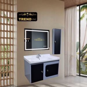 Premium PVC Bathroom Vanity - Sleek & Waterproof for Modern Homes