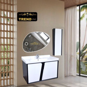 Premium PVC Bathroom Vanity - Sleek & Waterproof for Modern Homes