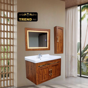 Premium PVC Bathroom Vanity - Sleek & Waterproof for Modern Homes